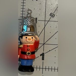 HALLMARK VINTAGE THIMBLE SOLDIER ORNAMENT